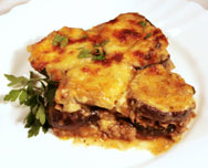 Moussaka vin