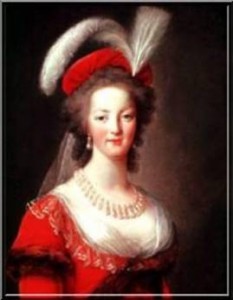 Marie Antoinette d'Autriche coupe de champagne