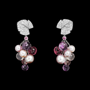 Raisin Joailler Laurez Baumer amateur de vin Grand Cru iDealwine création boucles d'oreille