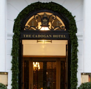 porte-hotel-cadogan Hotel Cadogan Londres Bain Champagne