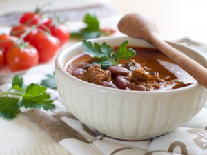 Chili Bean Stew Bowl recette goulash hongrois