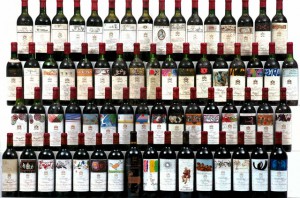 Verticale de Monton Rothschild Château Mouton Rothschild verticale