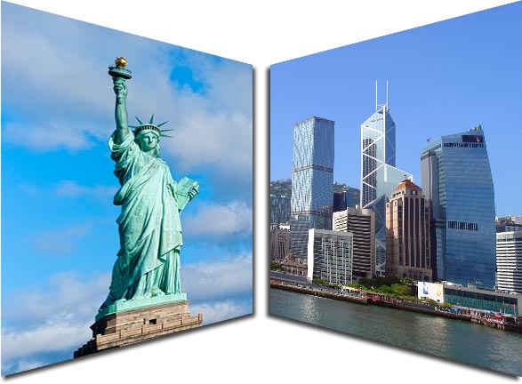 new-york vs hong kong enchères