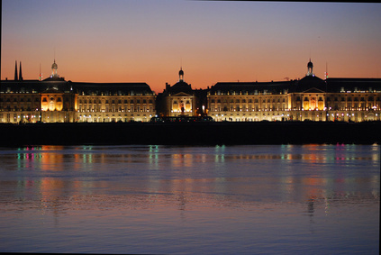 Place de la bourse à Bordeaux