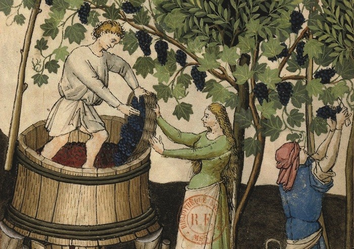 vin moyen age 
histoire du vin 
que buvait on au moyen age