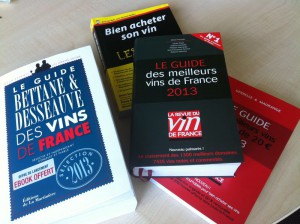 nouveaux guides vin - septembre 2012