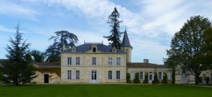 Le batiment du chateau Cheval Blanc