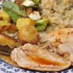 Recette de la semaine Pintade rôtie aux cèpes