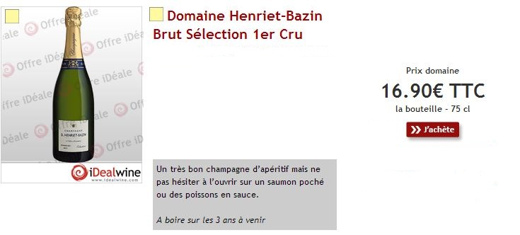 Henriet Bazin Brut 1er Cru