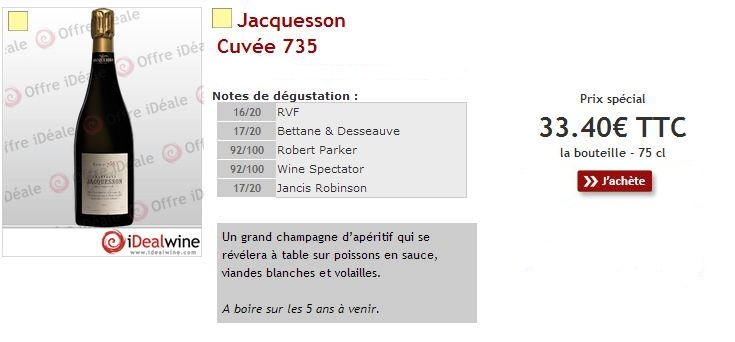 Jaquesson cuvee 735