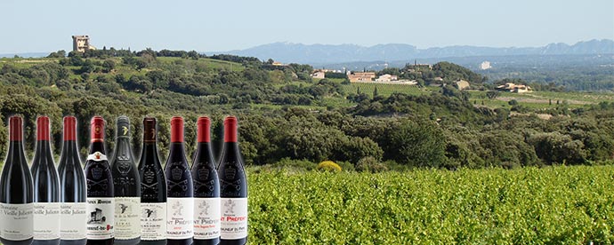Vente Privée iDealwine : Châteauneuf-du-Pape : Vieux Donjon, Vieille Julienne, Saint-Préfert, Mordorée, choisissez votre style à Châteauneuf du Pape !