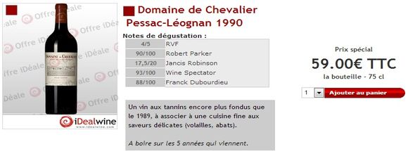 Domaine de Chevalier 1990