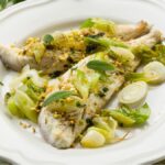 Recette de la semaine : Turbot rôti à la fondue de poireaux