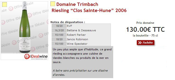 11 - Trimbach Clos Sainte-Hune