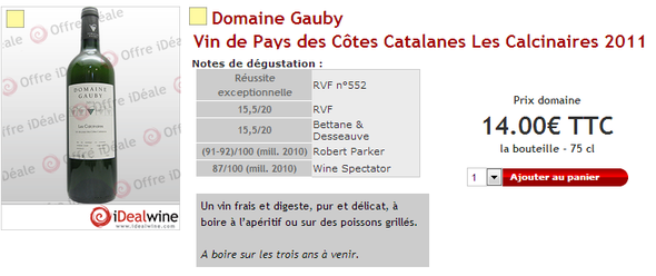  Gauby Les Calcinaires