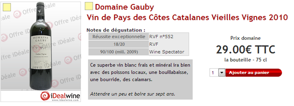 Gauby Côtes Catalanes