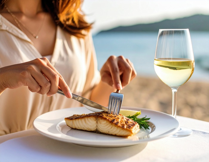 quel plat avec un chateauneuf blanc