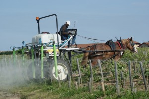 Traitement biodynamique à Pontet-Canet