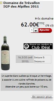 trevallon bt blanc