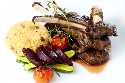 Grilled lamb