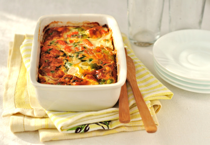 Salmon and Vegetable Bake