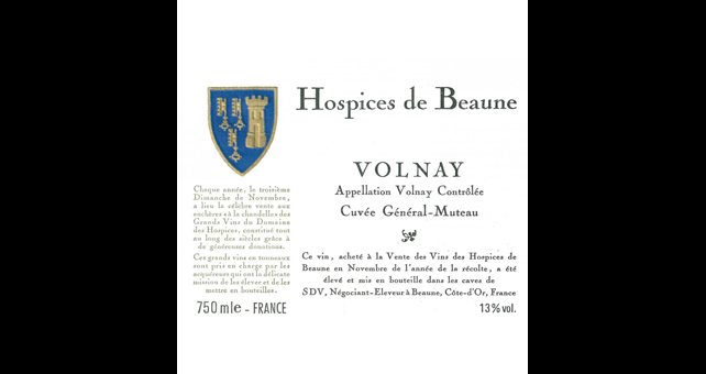 Lire la suite à propos de l’article Volnay 1er cru Cuvée Général Muteau 2012 des Hospices de Beaune, une exclusivité iDealwine !
