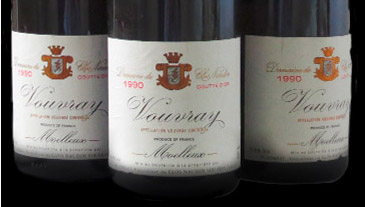 Lire la suite à propos de l’article La belle enchère : trois bouteilles de Vouvray, cuvée Goutte d’Or 1990 du Clos Naudin, adjugées 1550€