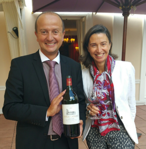 Matthieu Bordes Directeur de Château Lagrange présentait le millésime 1985 en magnum