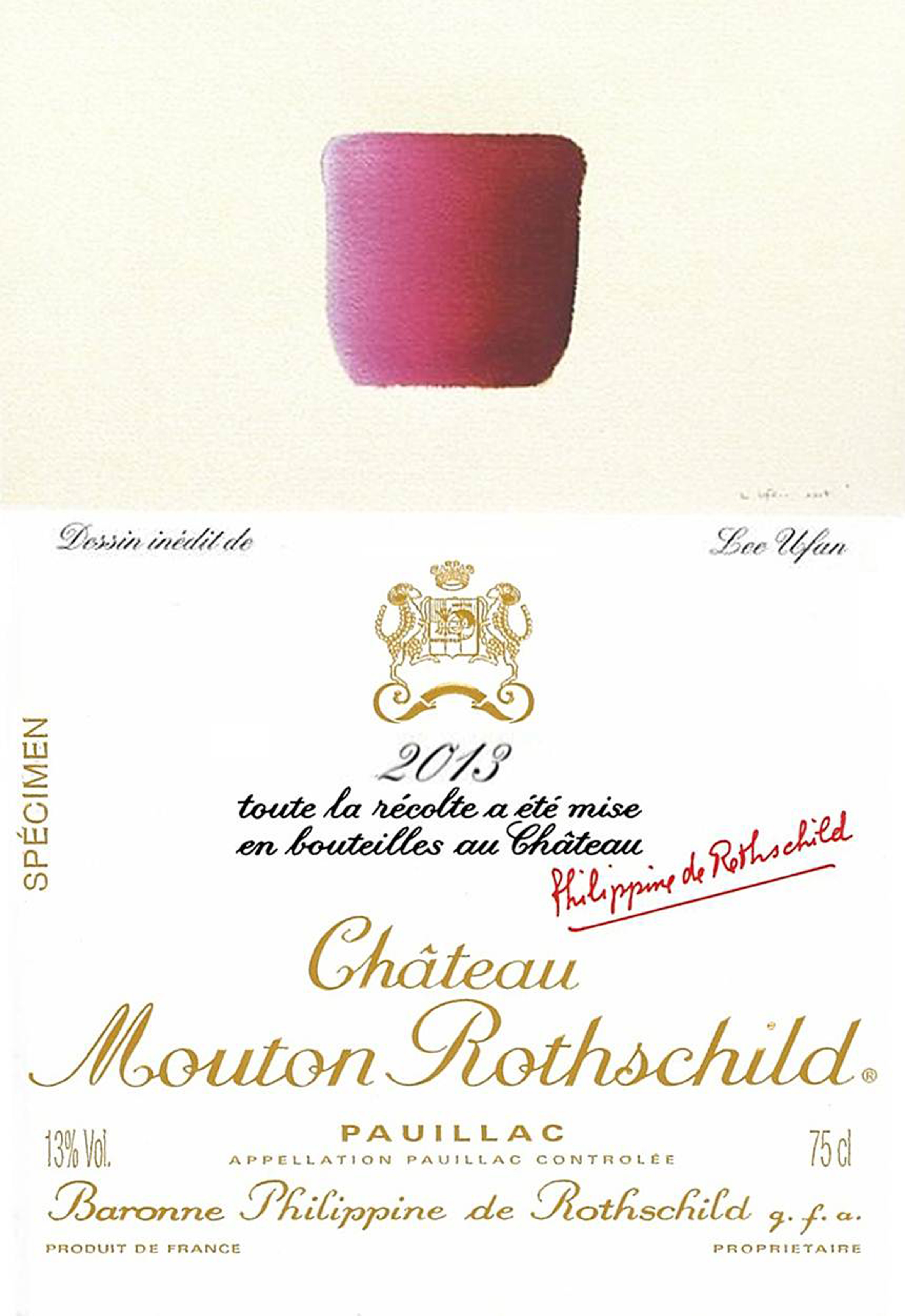 Lire la suite à propos de l’article L’artiste Coréen Lee Ufan illustre le millésime 2013 du Château Mouton Rothschild