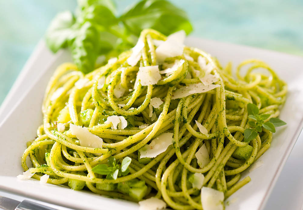 Recette pates-au-pesto