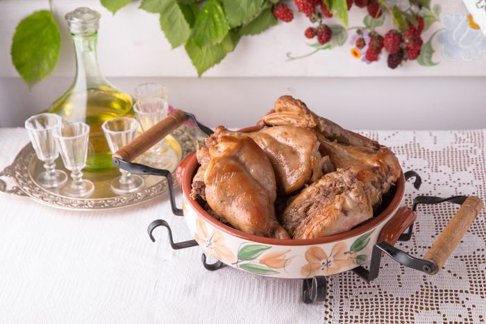 Lapin au vin blanc