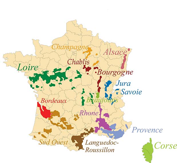 Appellations vignoble