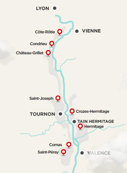 Guide des vins vallée du Rhône iDealwine crus