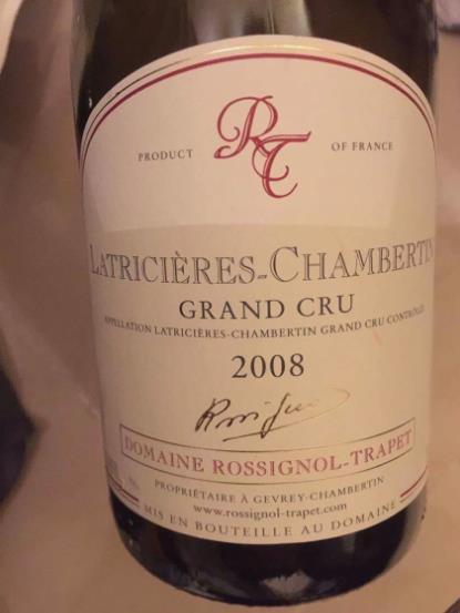 Latricières-Chambertin Rossignol-Trapet iDealwine