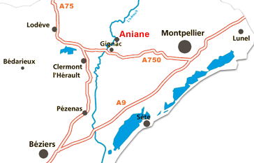 Carte Aniane