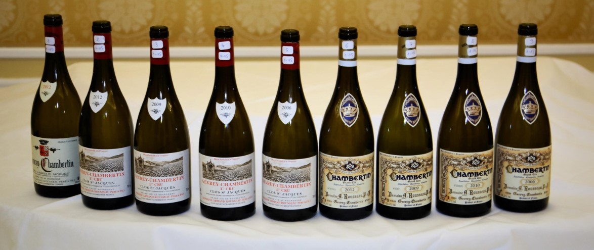 Wine Symposium au lac de Côme et verticale Armand Rousseau, le temps suspendu chambertin