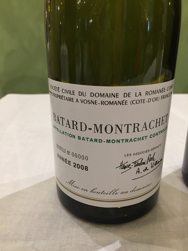 atard-Montrachet Romanée Conti