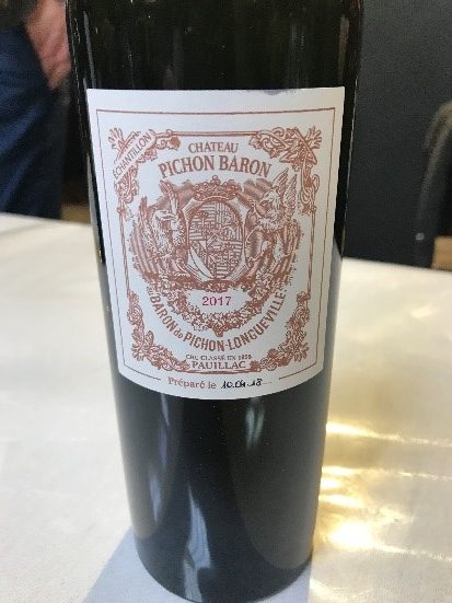 Bouteille Chateau Pichon Baron