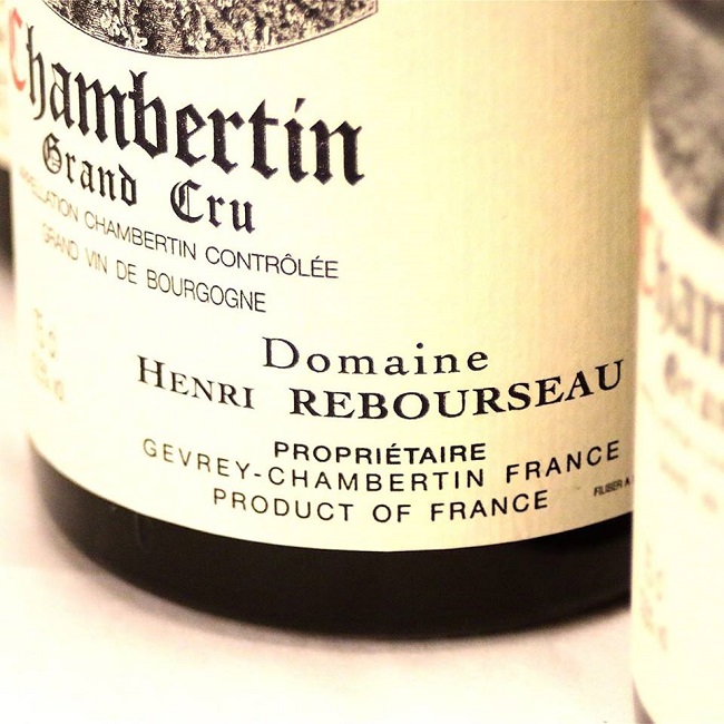 2- Chambertin Grand Cru Rebourseau