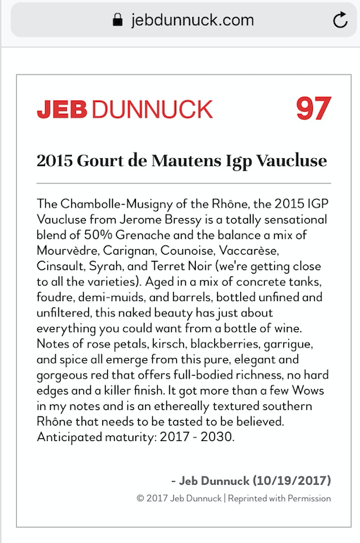 Jeb dunnuck rouge 2015