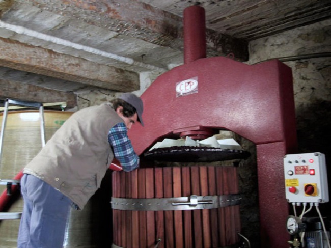 Vinification clos des fees