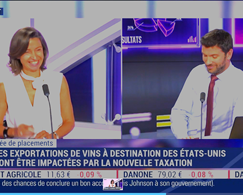 Lire la suite à propos de l’article Interview BFM | Taxation des vins français exportés aux USA : quelles conséquences ?