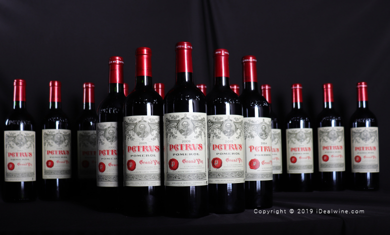 Chateau Petrus vin enchères iDealwine