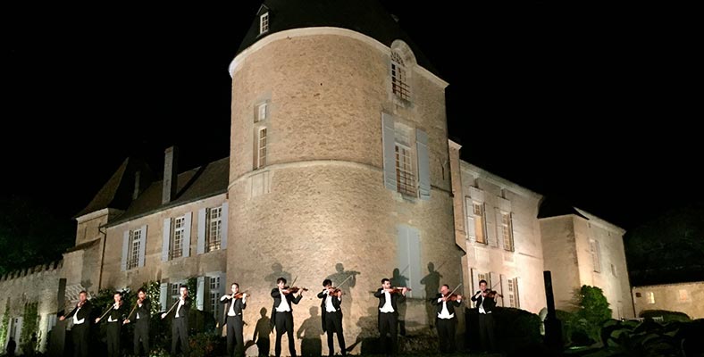 violonistes château d'Yquem