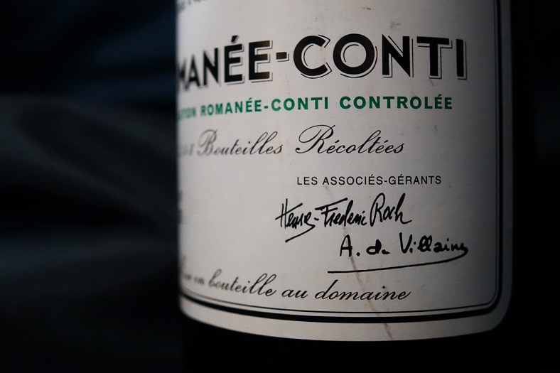 Une Romanée Conti 1978 à la table du dîner présidentiel en Chine