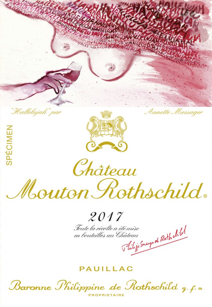 mouton rothschild 2017 etiquette