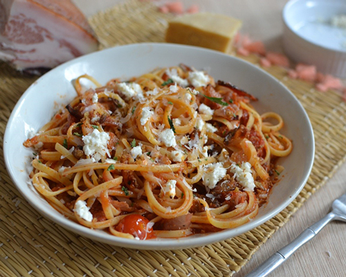 Lire la suite à propos de l’article La recette de la semaine : pasta all amatriciana