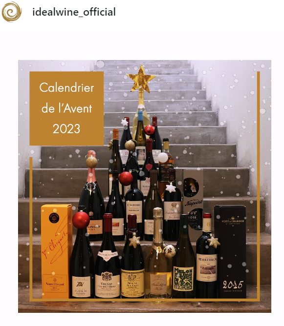 Calendrier de l'avent 2023 sur Instagram