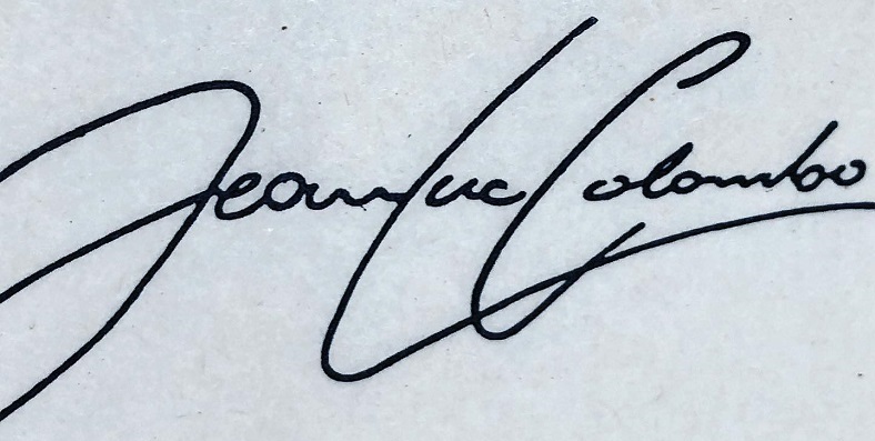 Jean-Luc Colombo vigneron signature