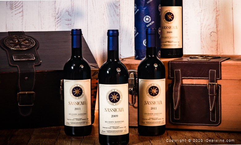 Sassicaia Icones vins étrangers idealwine cave